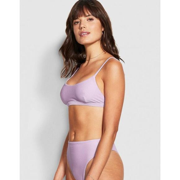 SEAFOLLY Sea Dive Hipster Pant BOTTOM ONLY Lilac Purple Size US 10 Medium NEW - Picture 2 of 13